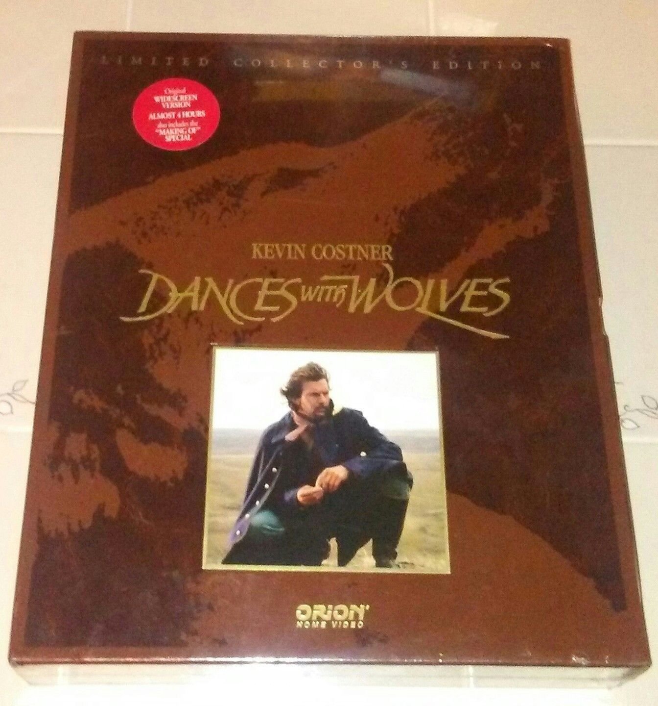 "Dances With Wolves" Limited Collector's Edition VHS Box Set Brand New
