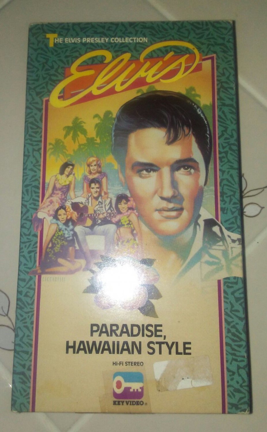 KEY VIDEO VHS ELVIS in PARADISE, HAWAIIAN STYLE!  RARE!!