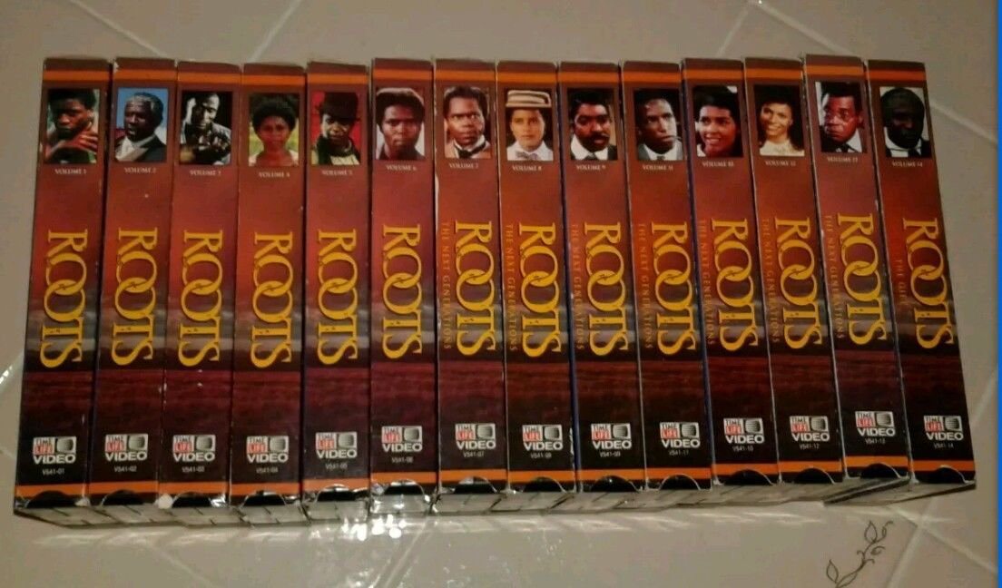 ROOTS VHS~SUPER RARE COMPLETE 14 volume set!  TimeLife Video