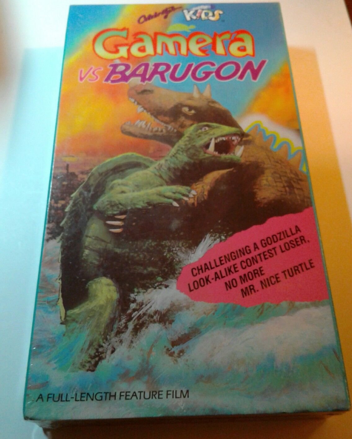 GAMERA VS. BARUGON VHS New In Shrinkwrap Private Collection Godzilla