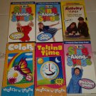 Lot of Six Educational VHS 2 New Sing A Long & Activity Videos