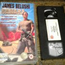VHS Sahara starring James Belushi. Big Hard Shell Case Rare Not in USA