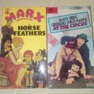 2 MARX BROTHERS Movies on VHS! Both Play Great! HORSE FEATHERS AND AT THE CIRCUS