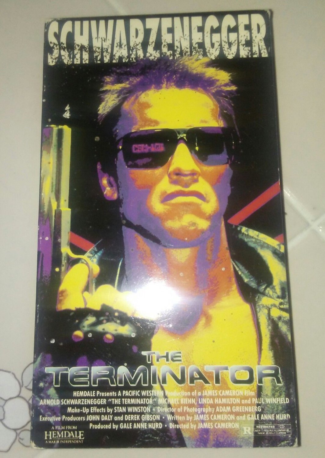 ARNOLD!! "THE TERMINATOR" VHS Plays Like new!!
