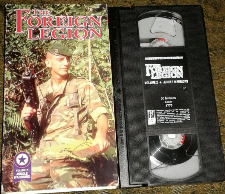 Foreign Legion VHS - Vol. 2 Jungle Warriors Extremely Hard To Find Mint