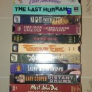 LOT OF 14 CLASSIC BLACK AND WHITE MOVIES ON VHS!! ALL PLAY EXCELLENT!