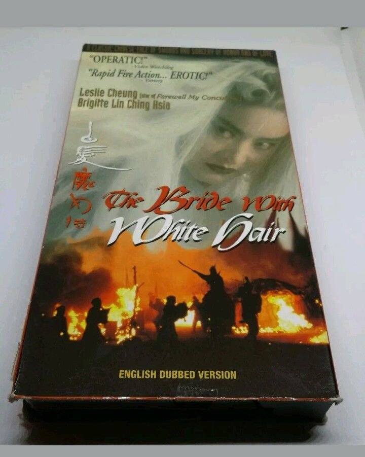 VHS Tape The Bride With White Hair VHS Brigitte Lin Leslie Cheung English Subtit