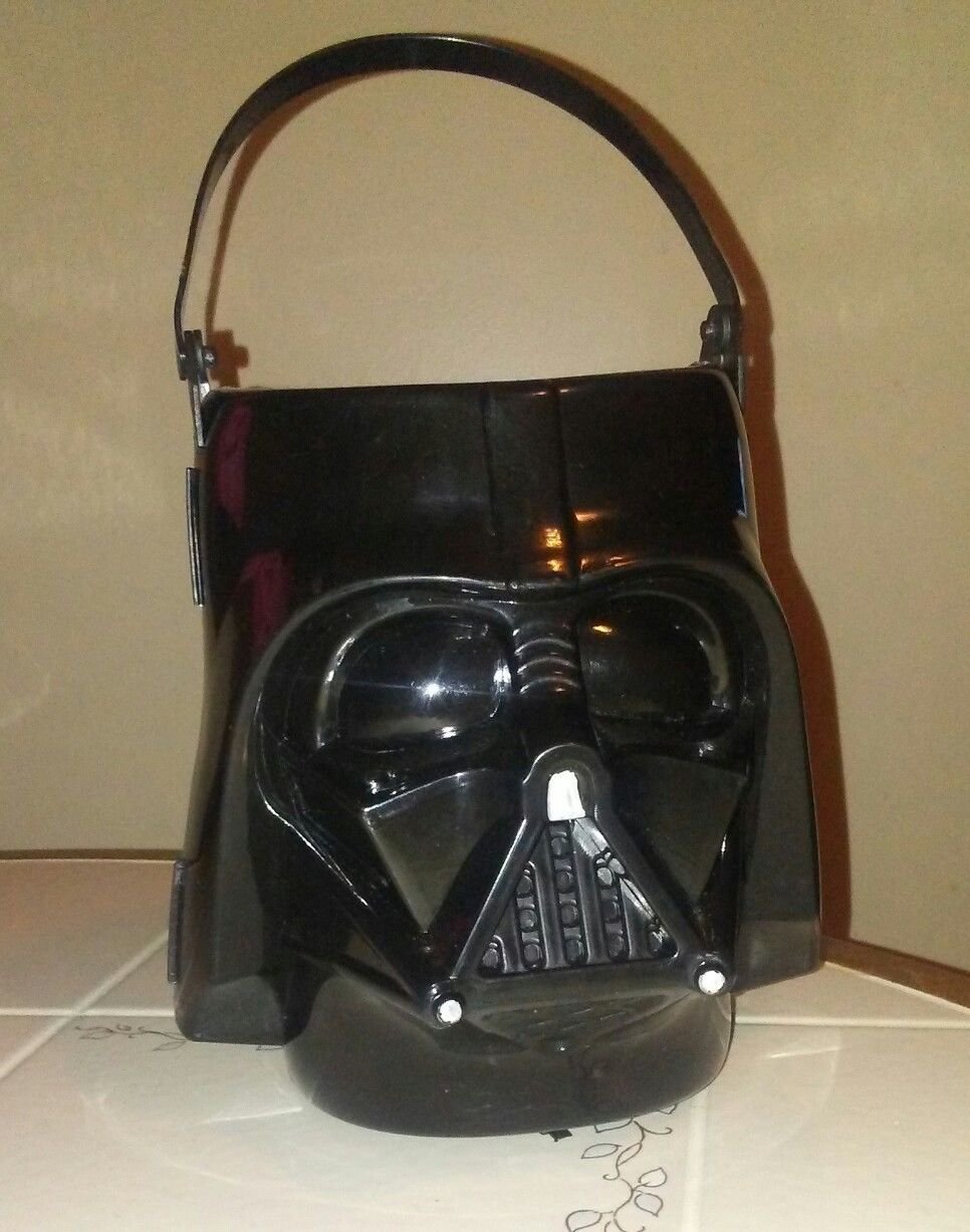 DARTH VADER BlowMold Halloween Candy Bucket! RARE! STAR WARS!! RARE!