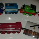 6 Genuine Thomas the Train Cars Percy Toby  Edward Blue Engine James Red Caitlin
