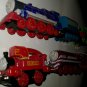 6 Genuine Thomas the Train Cars Percy Toby Edward Blue Engine James Red Caitlin