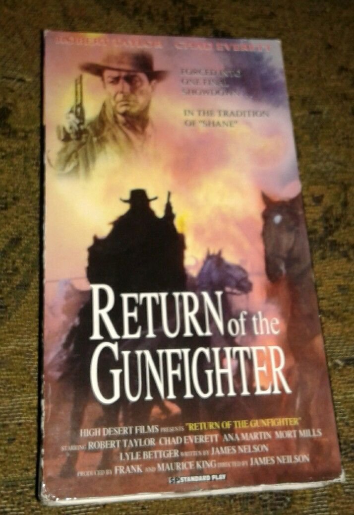 Return of the Gunfighter VHS Robert Taylor Chad Everett Plays Great