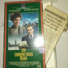 84 CHARING CROSS ROAD ON VHS Collectors Piece With News Paper Clipping!