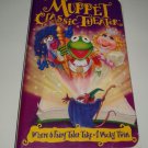 Muppet Classic Theater VHS 6 Fairy Tales Take a Wacky Twist + Disney Stickers
