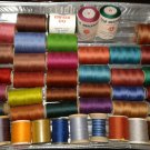 Thread Collection 45 Spools of Thread American Thread Star Mercerized