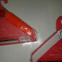 Set of 2 Pairs of Lindsay Phillips SwitchFlops Tina Orangy Red and Silver White