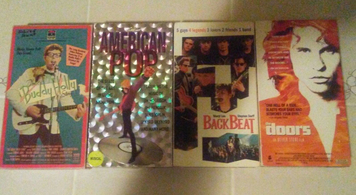 Cool music vhs tapes!!! Hard to find!!!