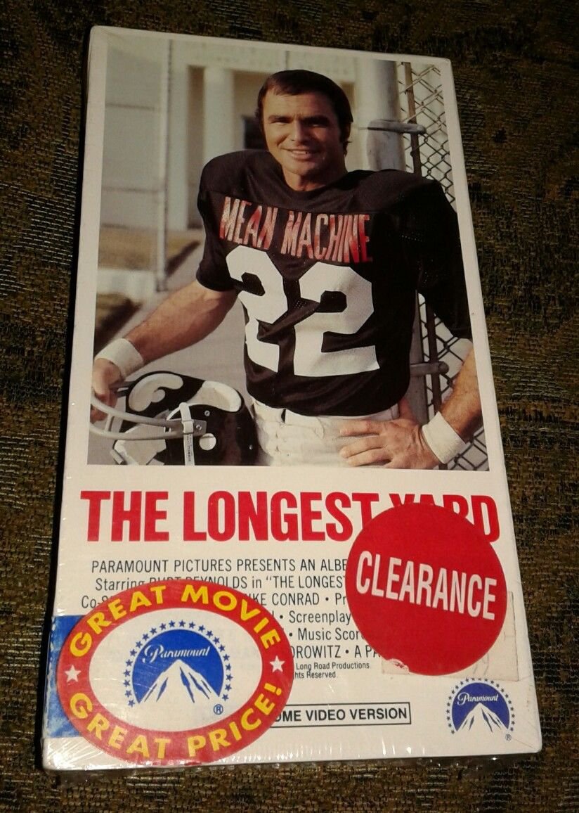 New in Package The Longest Yard 1990, Paramount Presentations Burt Reynolds