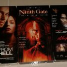3 Johny Depp VHS Movies. FROM HELL White Tape Heaven's Gate Sleepy Hollow