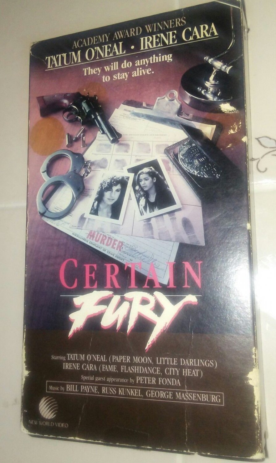 "CERTAIN FURY" ON VHS!! Excellent Condition! Plays Great! Rare!!!