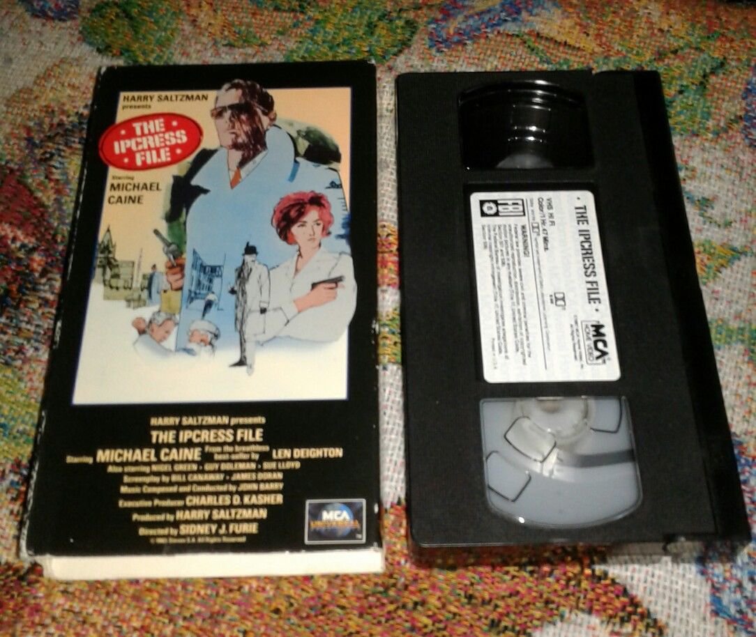 The Ipress File Gently Used VHS Michael Caine