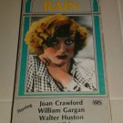 RAIN VHS Joan Crawford William Barton Hard to Find