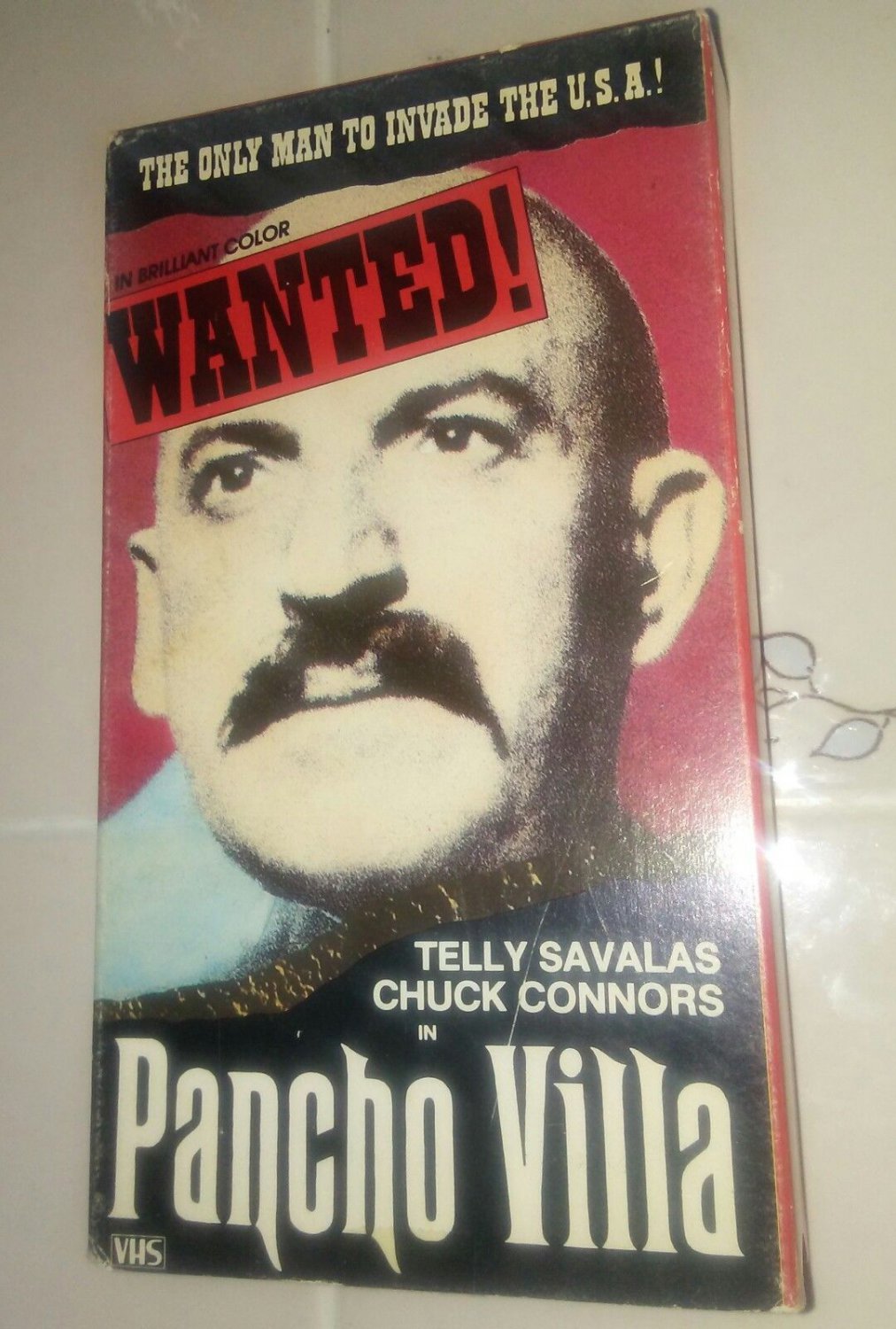 "PANCHO VILLA" ON VHS IN EXCELLENT CONDITION! Telly Savalas!