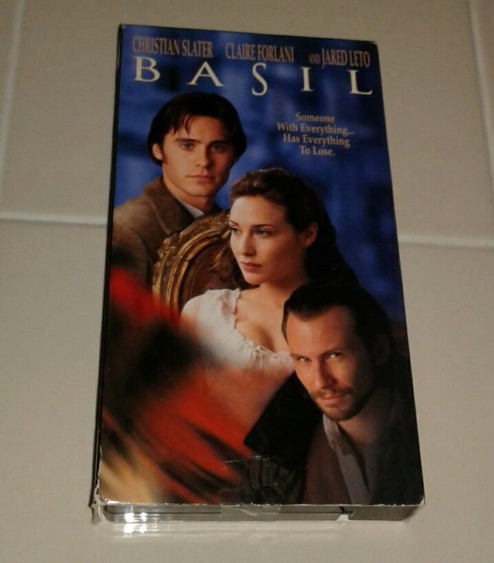 &Acirc;&nbsp;VHS Basil Staring Christian Slater, Claire Forlani and Jared Leto