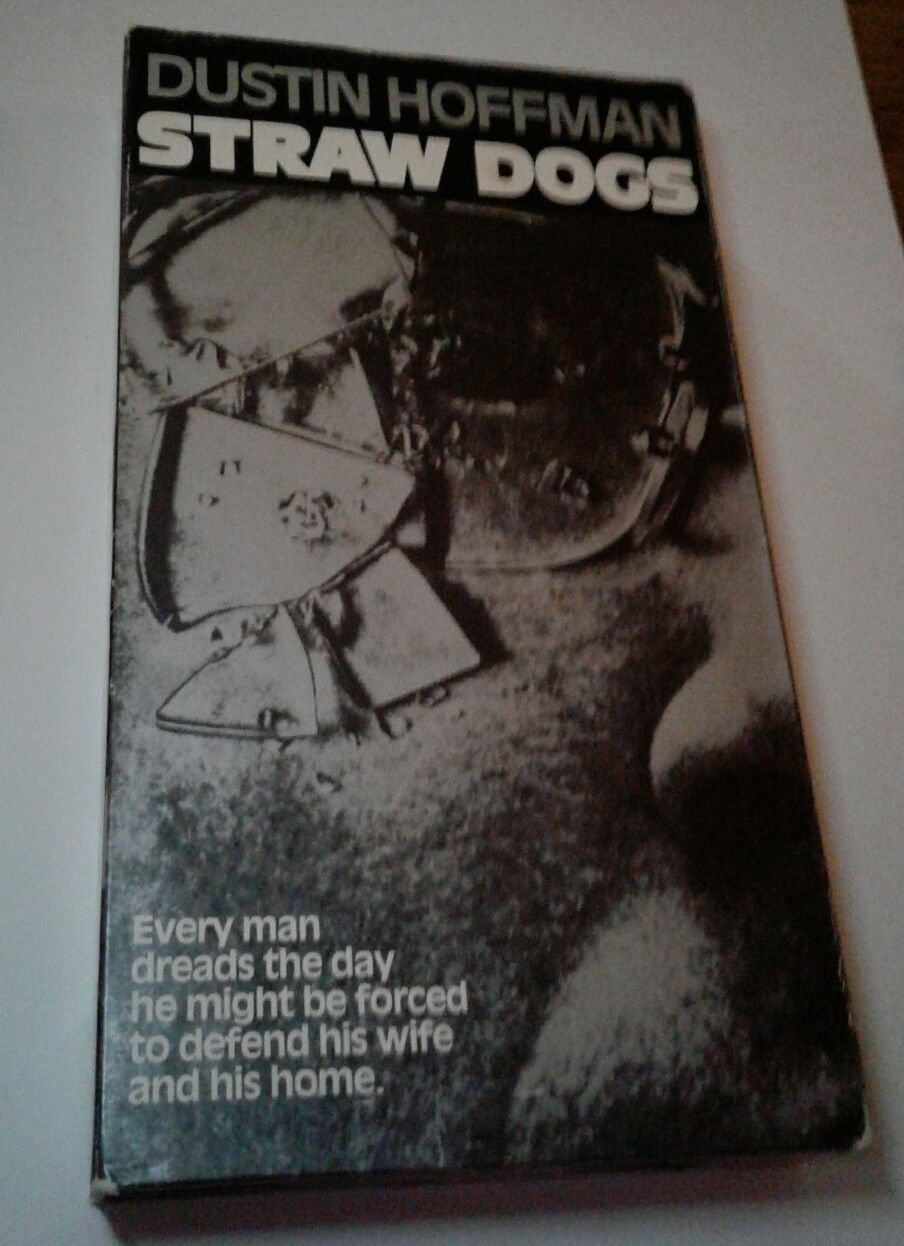 STRAW DOGS VHS Tape Plays Great Near Mint Dustin Hoffman