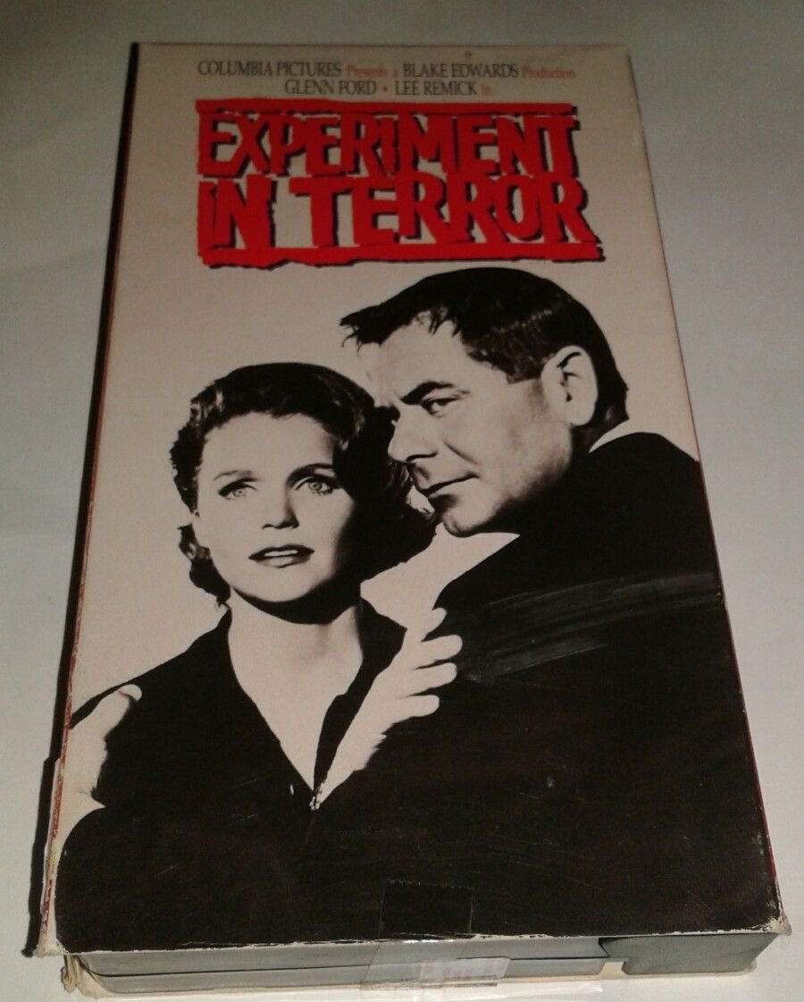 VHS Experiment in Terror VHS Starring Glenn Ford & Lee Remick Columbia Pictures
