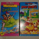 Lot of 2 VHS Yogi Bear The Greed Monster Rare Jellystone Gems Hanna Barbera