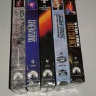 New Sealed 5 Star Trek VHS Tapes First Contact Deep Space Crossover Undiscovered
