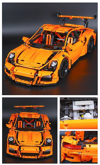 King 20001 GT3 Supercar (42056) 2704 pcs Building Block Set