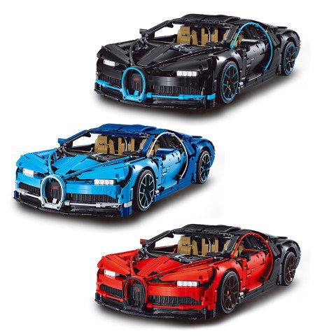 3388C Bugatti Chiron Blue Dream Car (42083) 1:8 scale 3625 Pcs Decool ...