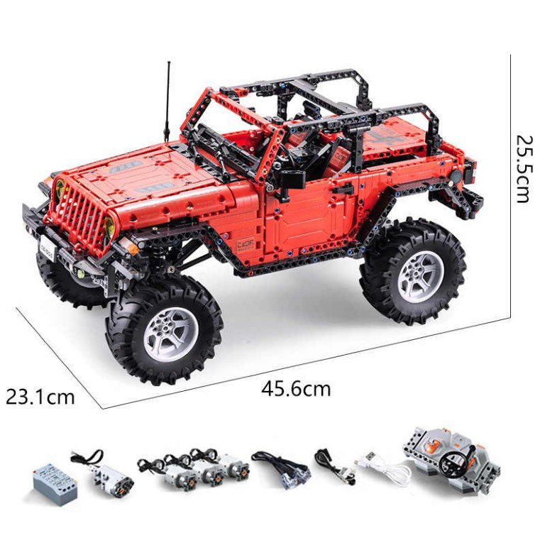 Ages 9 & Up 682 Parts STEM Toy Multi Authentic Battery Powered Motorized Replica KNEX Jeep 