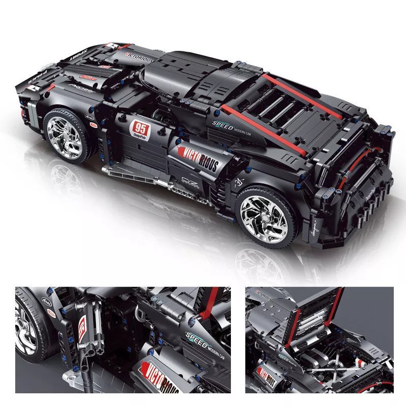 DECOOL KC011 Supercar Explosive Change 2223 Pcs (MOC) Building Block Set