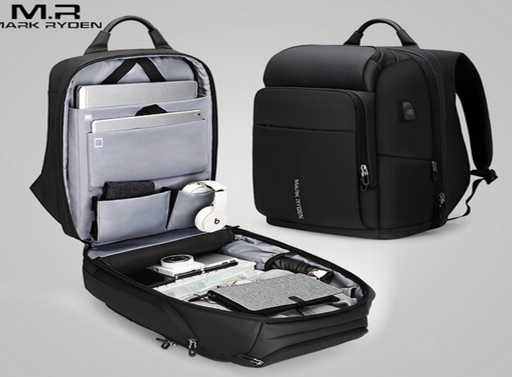 Leather Computer Laptop Backpack