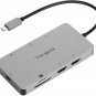 Targus USB-C Dual HDMI Travel Dock, Silver, DSU200TT