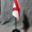 State of Alabama Mini 4"x6" Desk Stick Flag, With Black Plastic Stand State of Alabama Mini 4"x6" Desk Stick Flag, With Black Plastic Stand