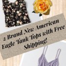 2 American Eagle Crop Tanks