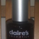 Claire's Cosmetics Nail Polish in SHE DEVIL black red glitter
