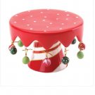 CHRISTMAS CAKE STAND HOLDER
