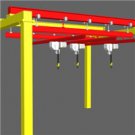 Free standing Gantry Crane System light crane system