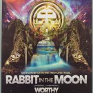 Poster - Rabbit in the Moon with Worthy and Mental 69  11X17