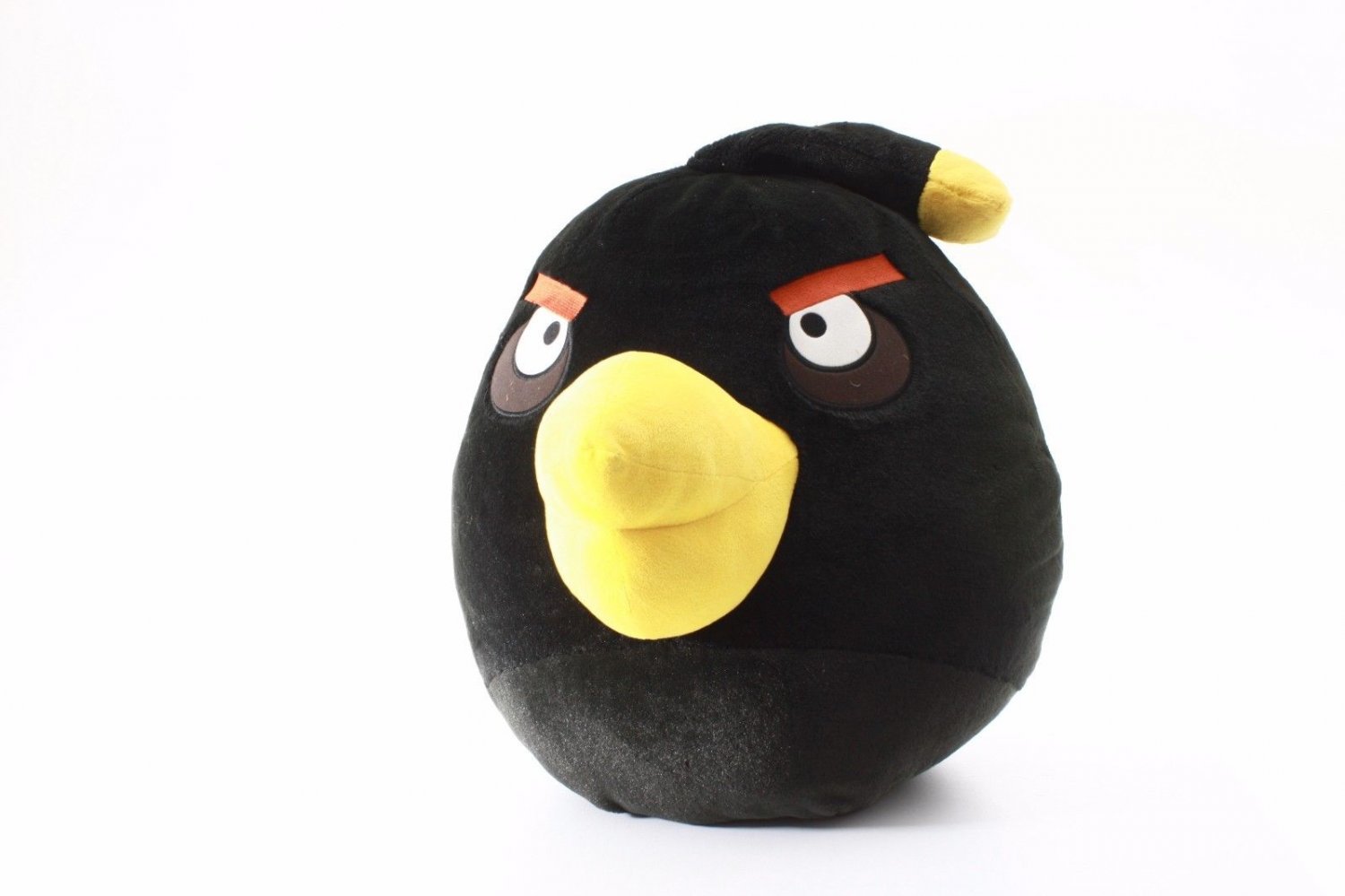 Jumbo Giant Angry birds app game black Bomb bomber bird plush stuffed ...