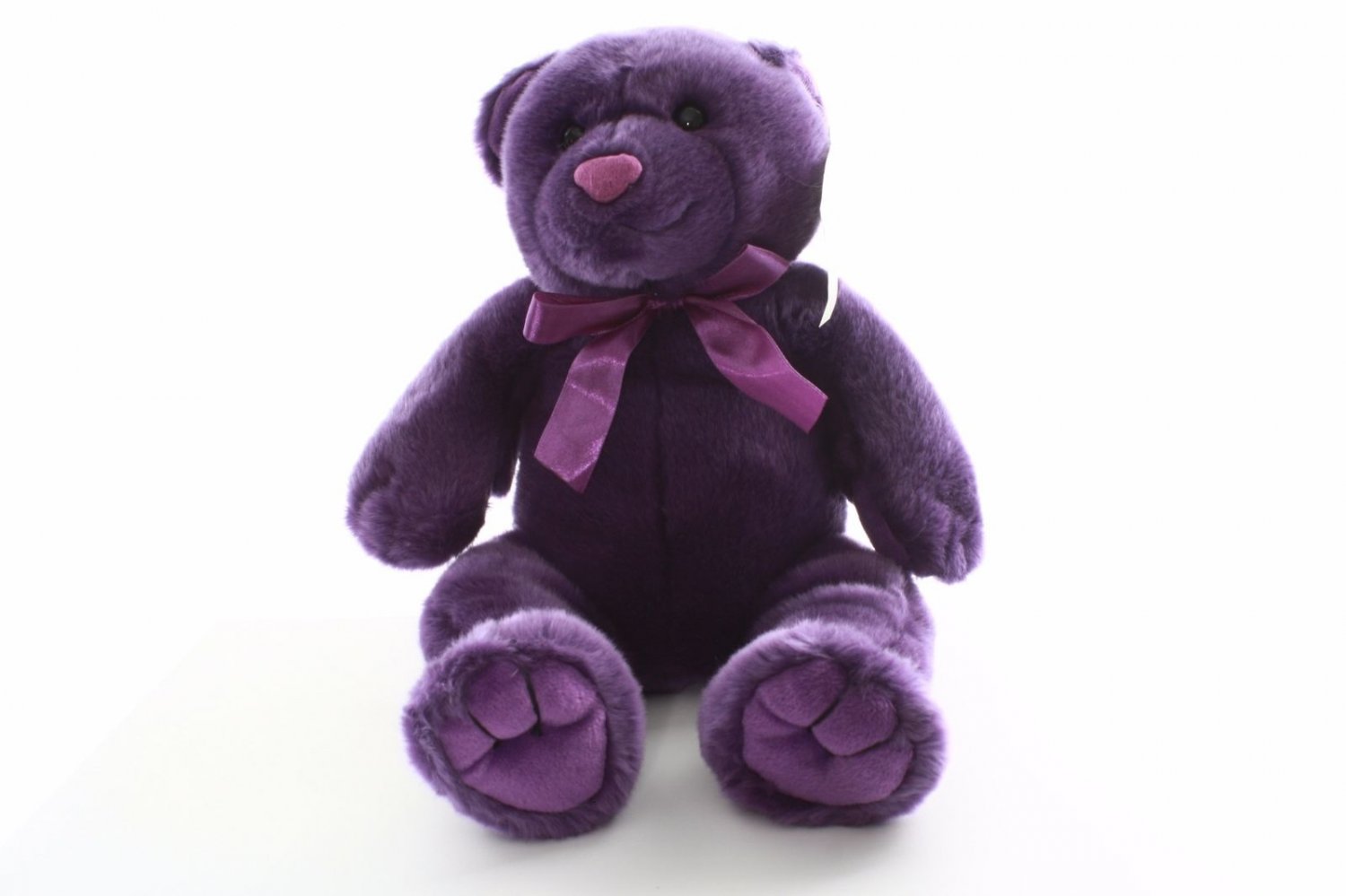 Teddy Bear plush stuffed animal toy doll Animal Alley purple NWT 16