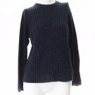 Womens Sweater Sweatshirt size Medium Eddie Bauer royal blue heavy