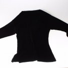 Womens Sweater Sweatshirt size Large Ann Taylor Rayon black soft Turtleneck