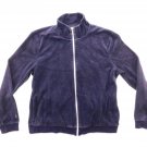 Polo Ralph Lauren Womens Jacket Sweater Size L Large Navy Blue Full Zip Pockets
