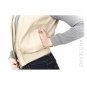 Miss London Fall Jacket Full Zip Up Hoodie Gray Light Brown Fall Weather Gear