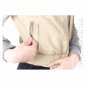 Miss London Fall Jacket Full Zip Up Hoodie Gray Light Brown Fall Weather Gear